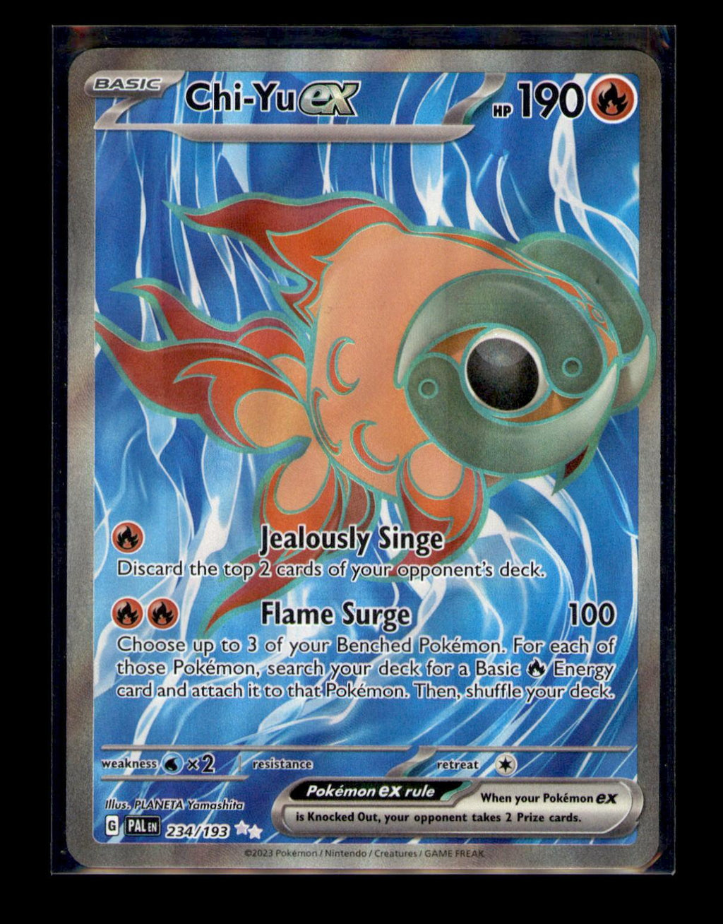 SV02: Paldea Evolved #234/193 Chi-Yu ex