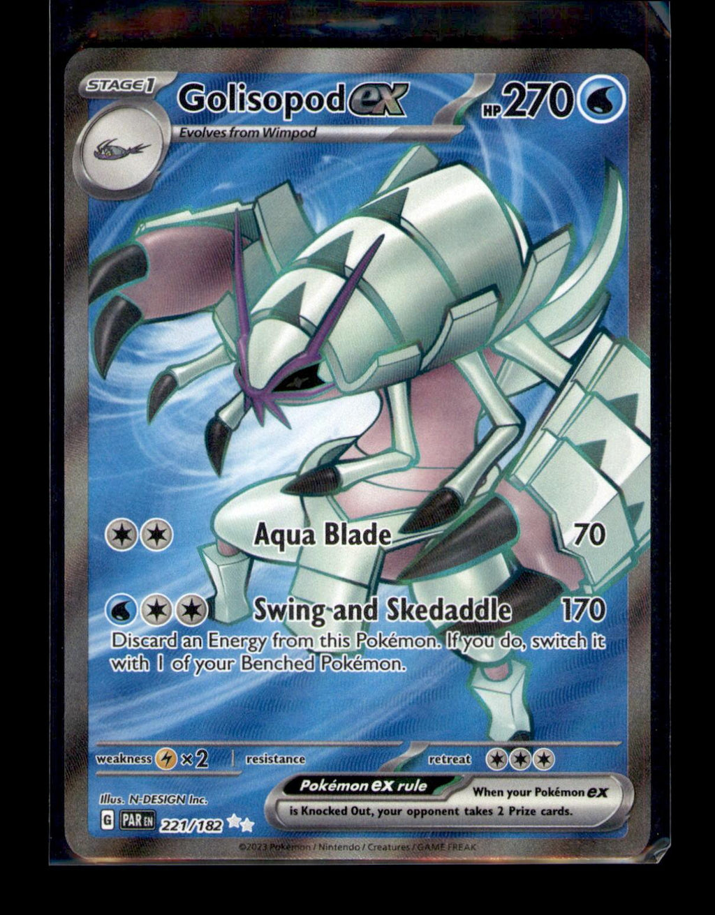SV04: Paradox Rift #221/182 Golisopod ex