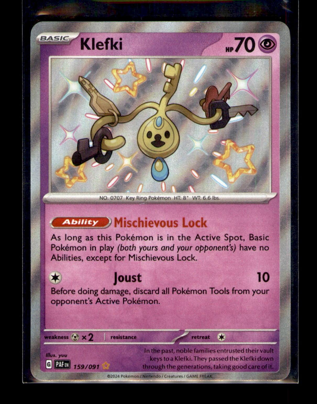 SV: Paldean Fates #159/091 Klefki