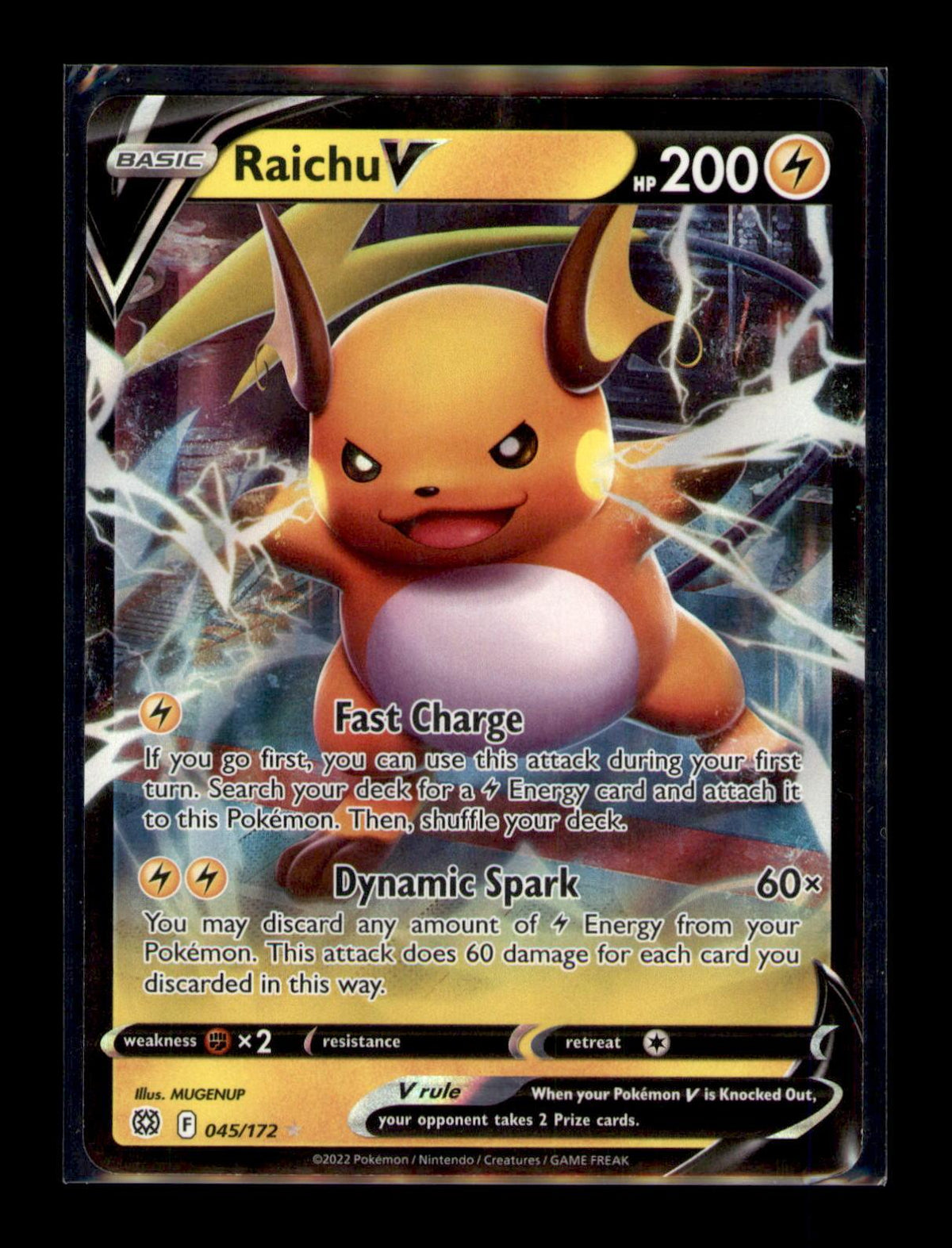 SWSH09: Brilliant Stars #045/172 Raichu V
