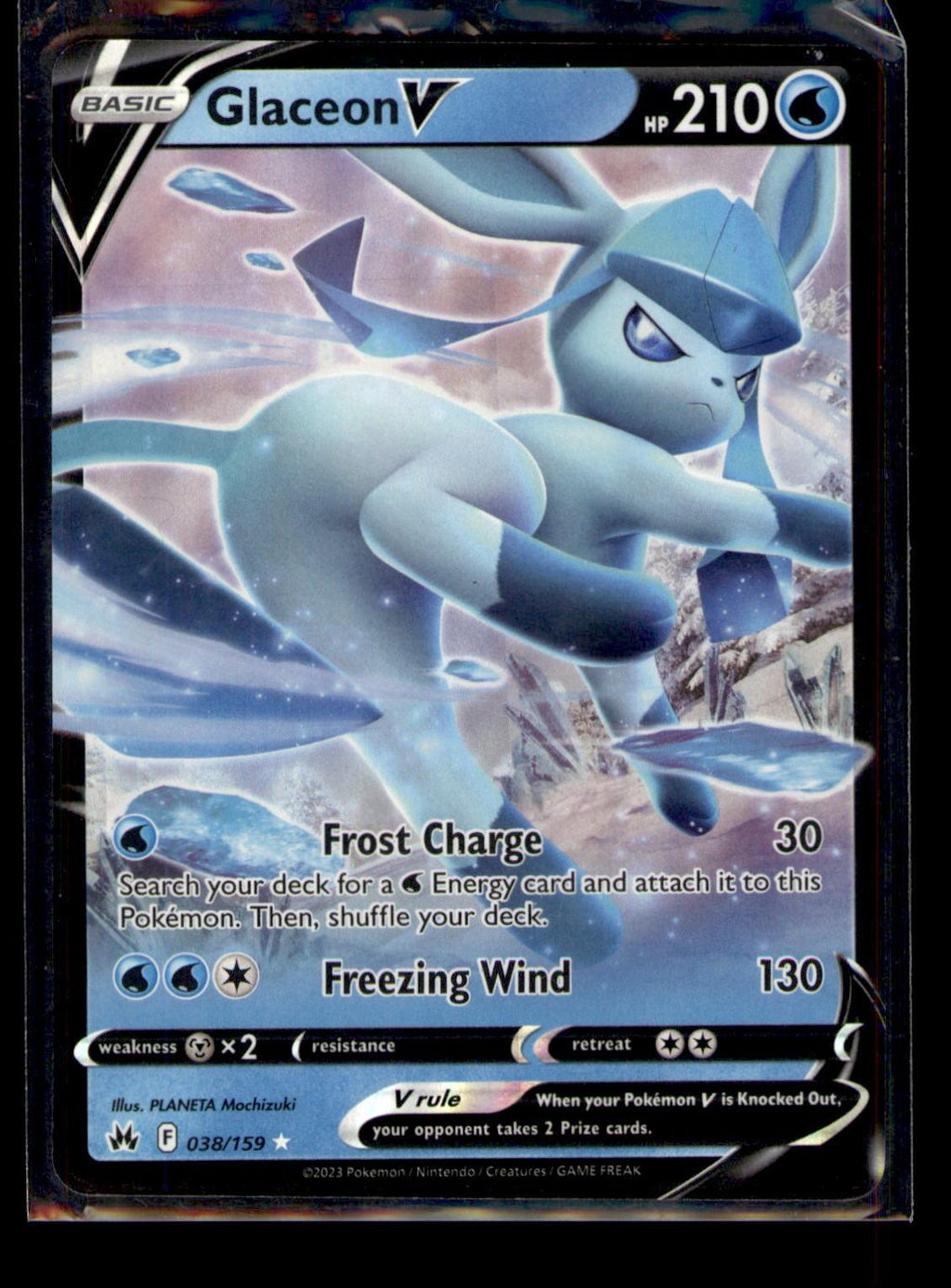 SWSH: Crown Zenith #038/159 Glaceon V