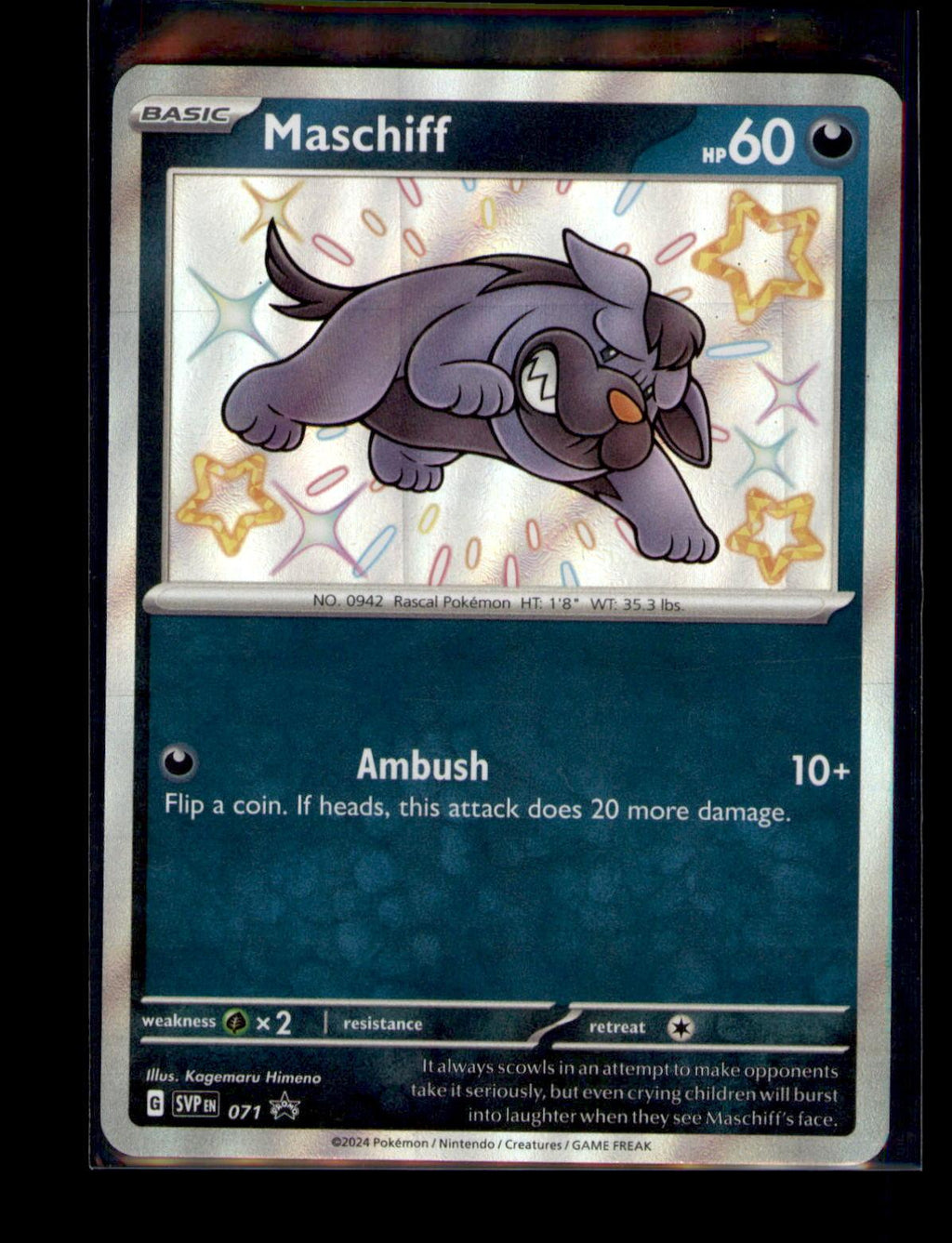 SV: Scarlet & Violet Promo Cards #071 Maschiff