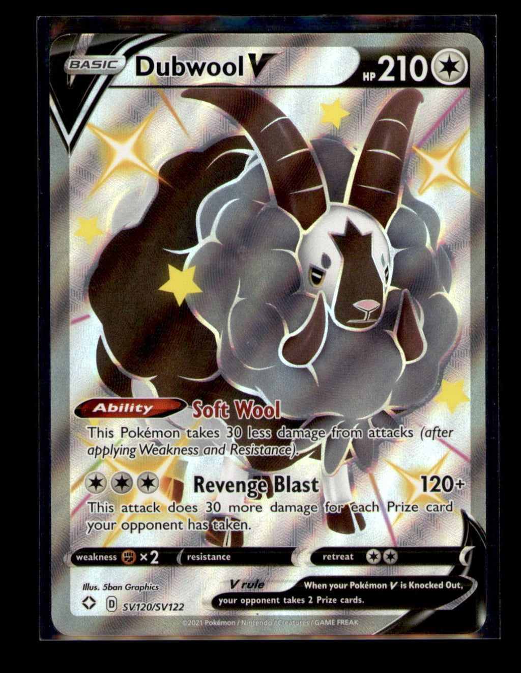 Shining Fates: Shiny Vault #SV120/SV122 Dubwool V
