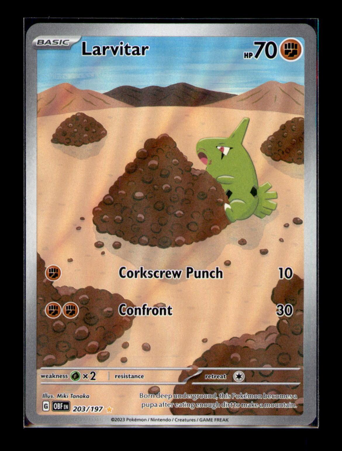 SV03: Obsidian Flames #203/197 Larvitar