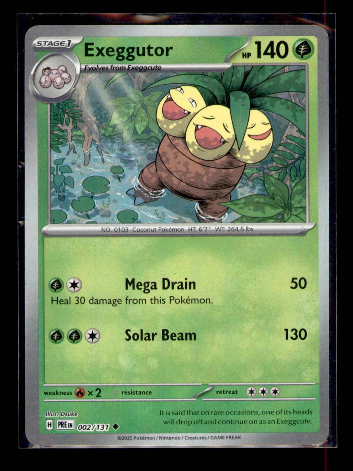 SV: Prismatic Evolutions #002/131 Exeggutor (Master Ball Pattern)