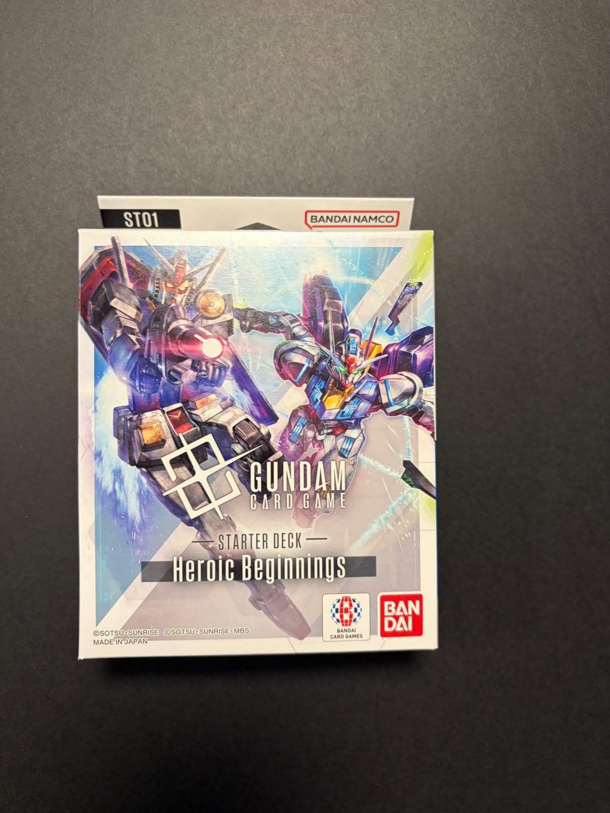 Bandai Gundam Card Game ST01 Heroic Beginnings Starter Deck – Ready to Play Deck