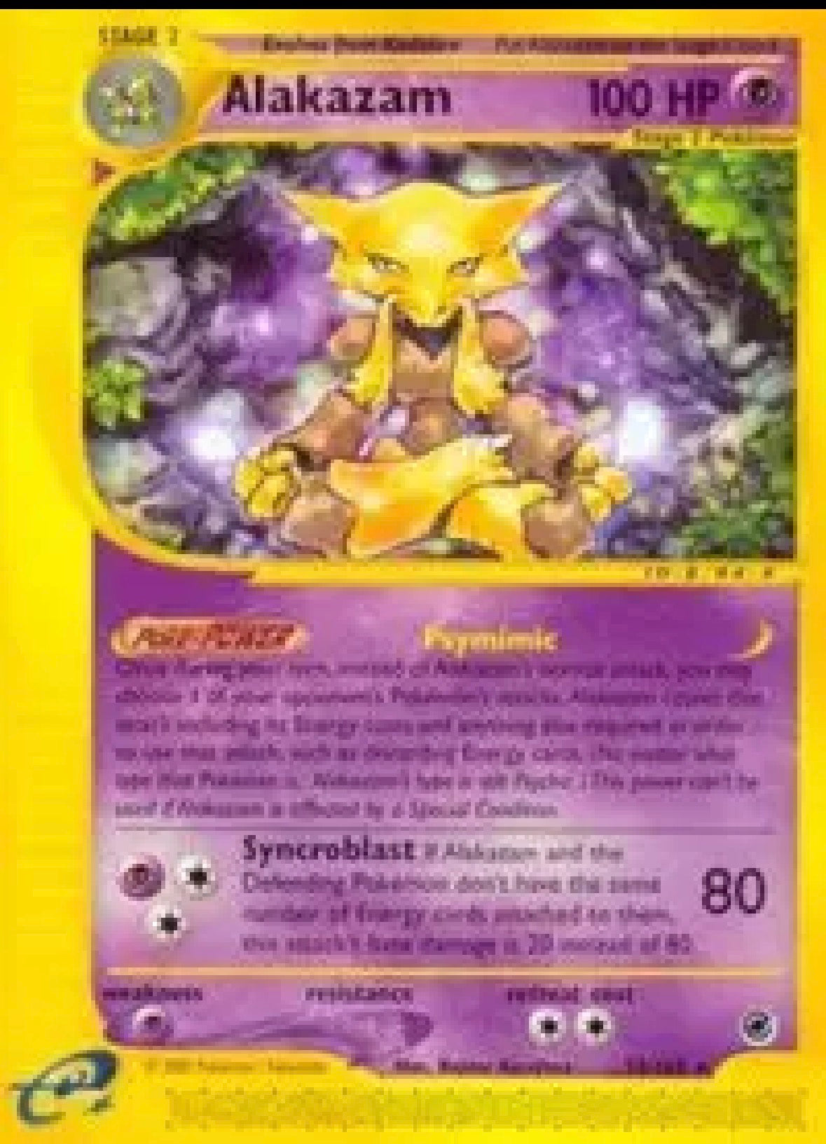 Alakazam (33) — Expedition — 33 — Normal