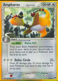 Ampharos (Delta Species) — EX Dragon Frontiers — 1/101 — Holofoil