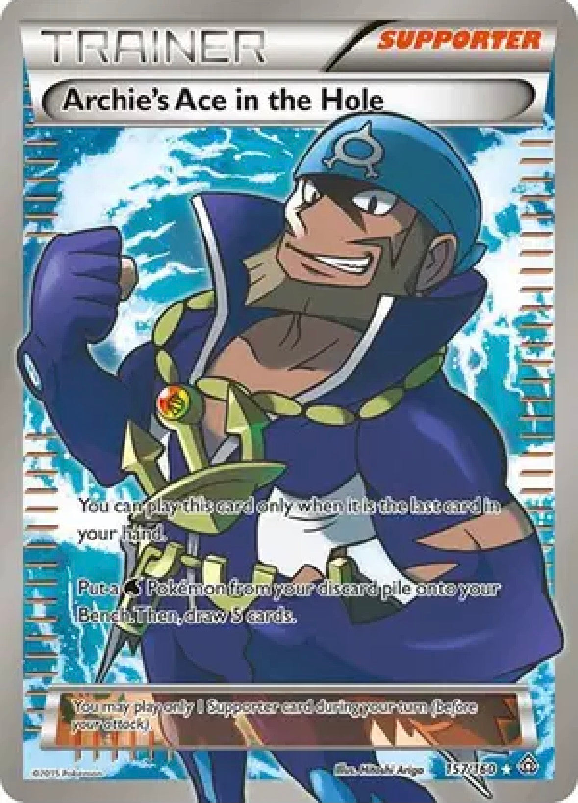 Archie's Ace in the Hole — Primal Clash — 157 — Holofoil