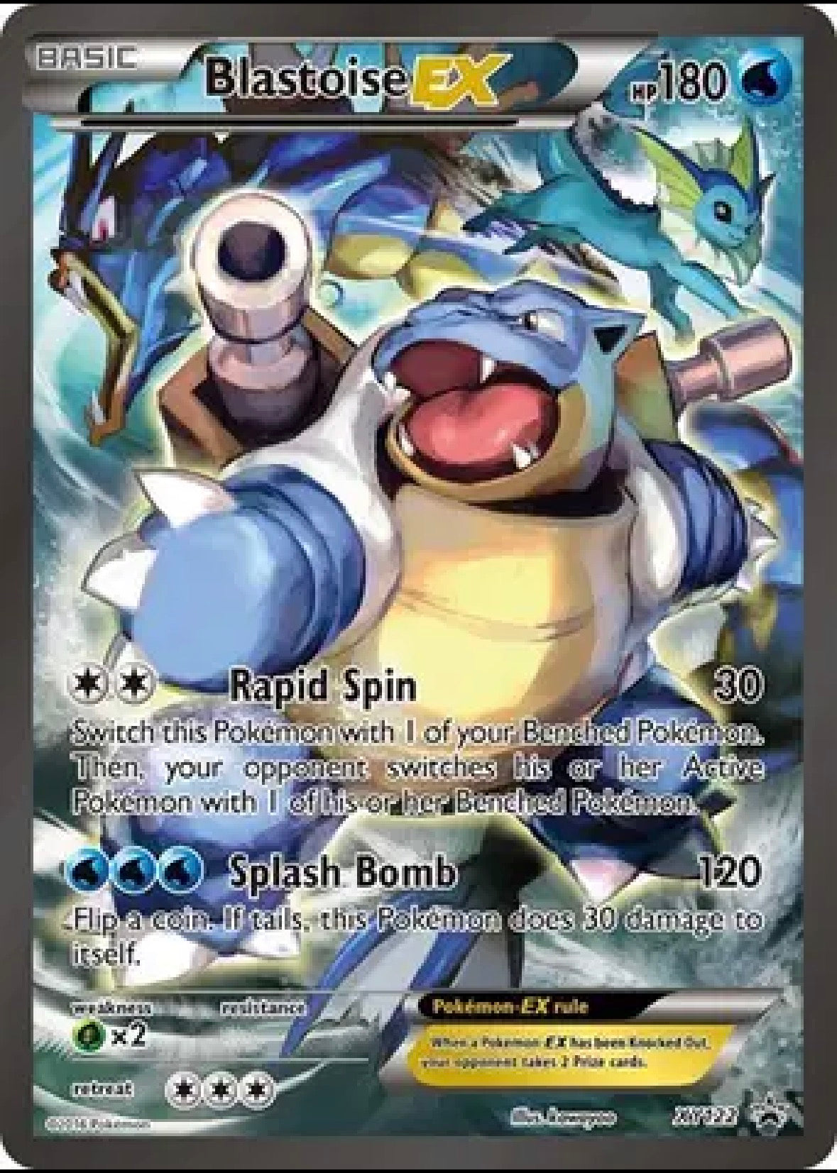 Blastoise EX — XY Promos — XY122 — Holofoil