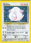 Chansey — Base Set (Unlimited) — 3 — Holofoil
