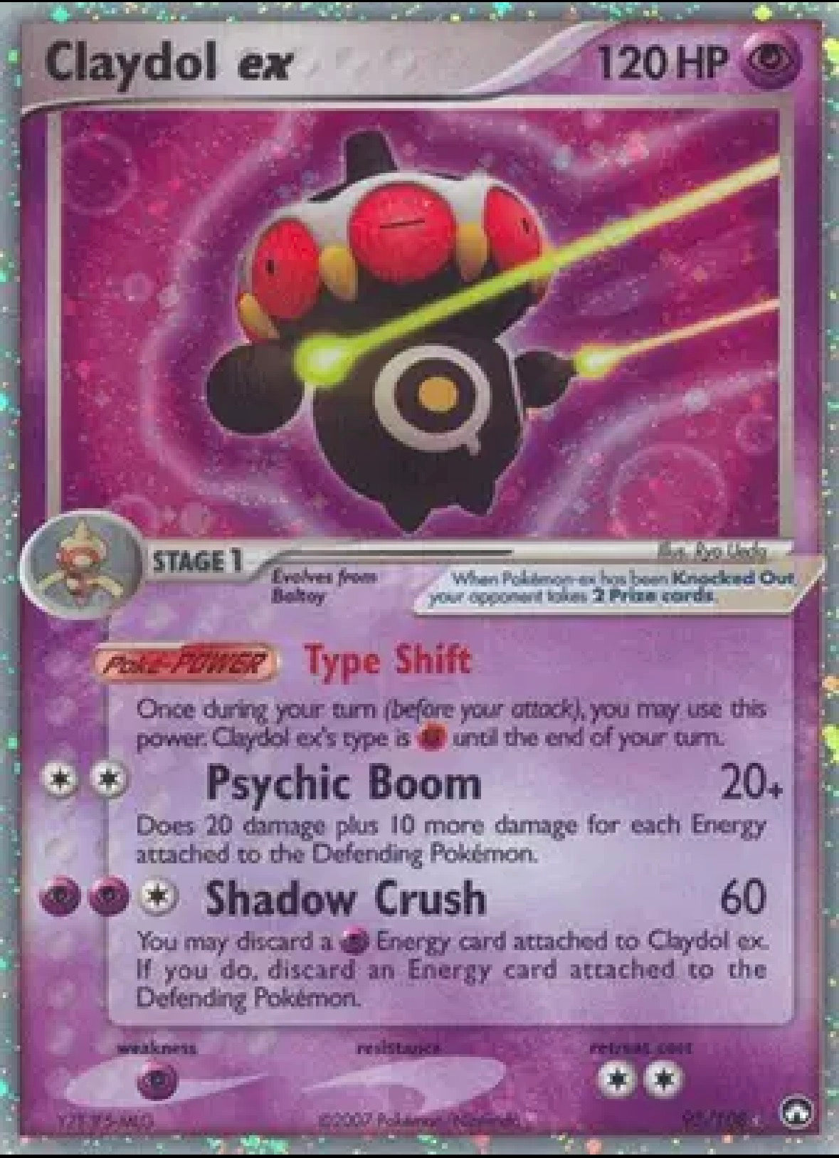 Claydol ex — EX Power Keepers — 93 — Holofoil