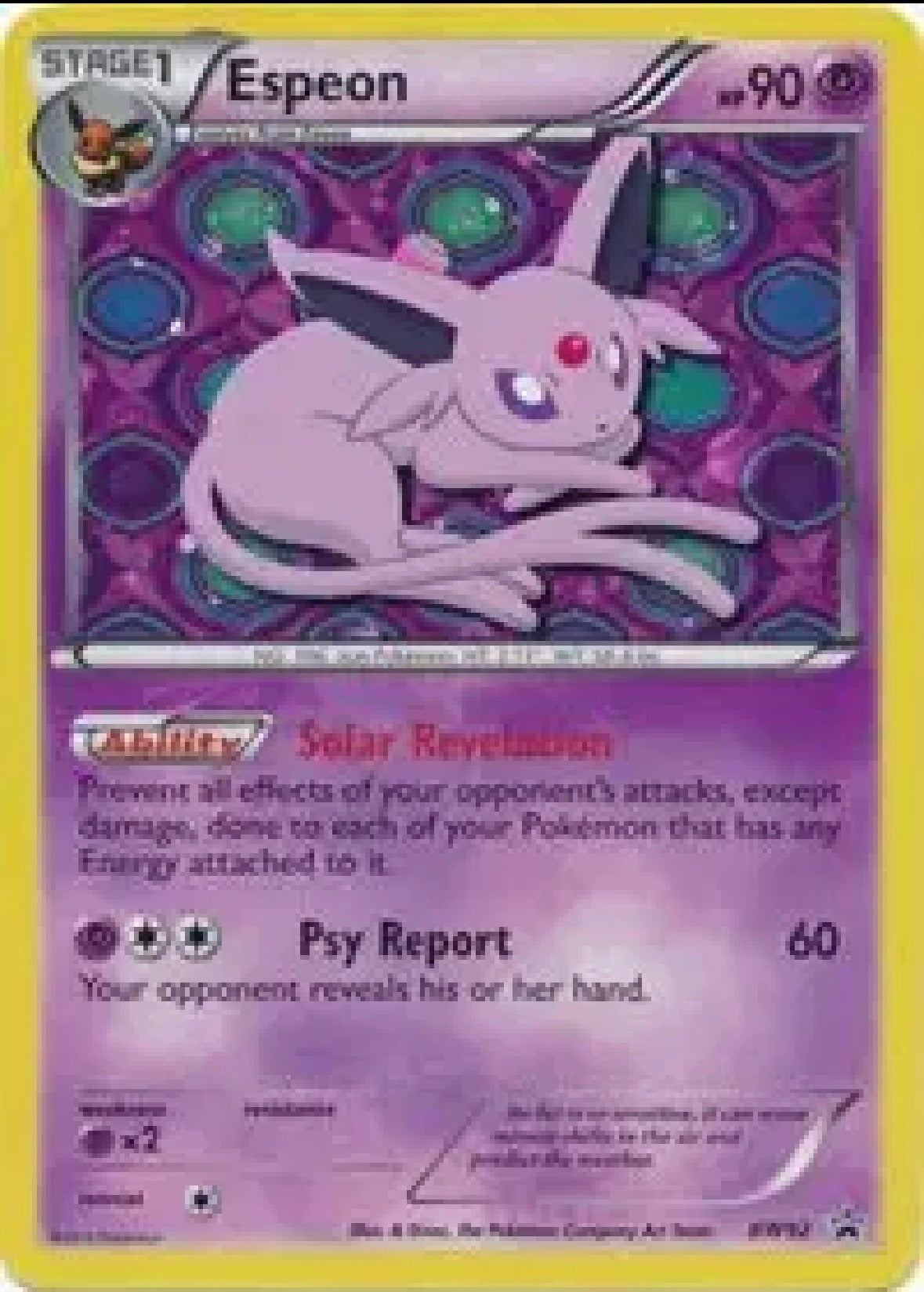 Espeon — Black and White Promos — BW92 — Holofoil
