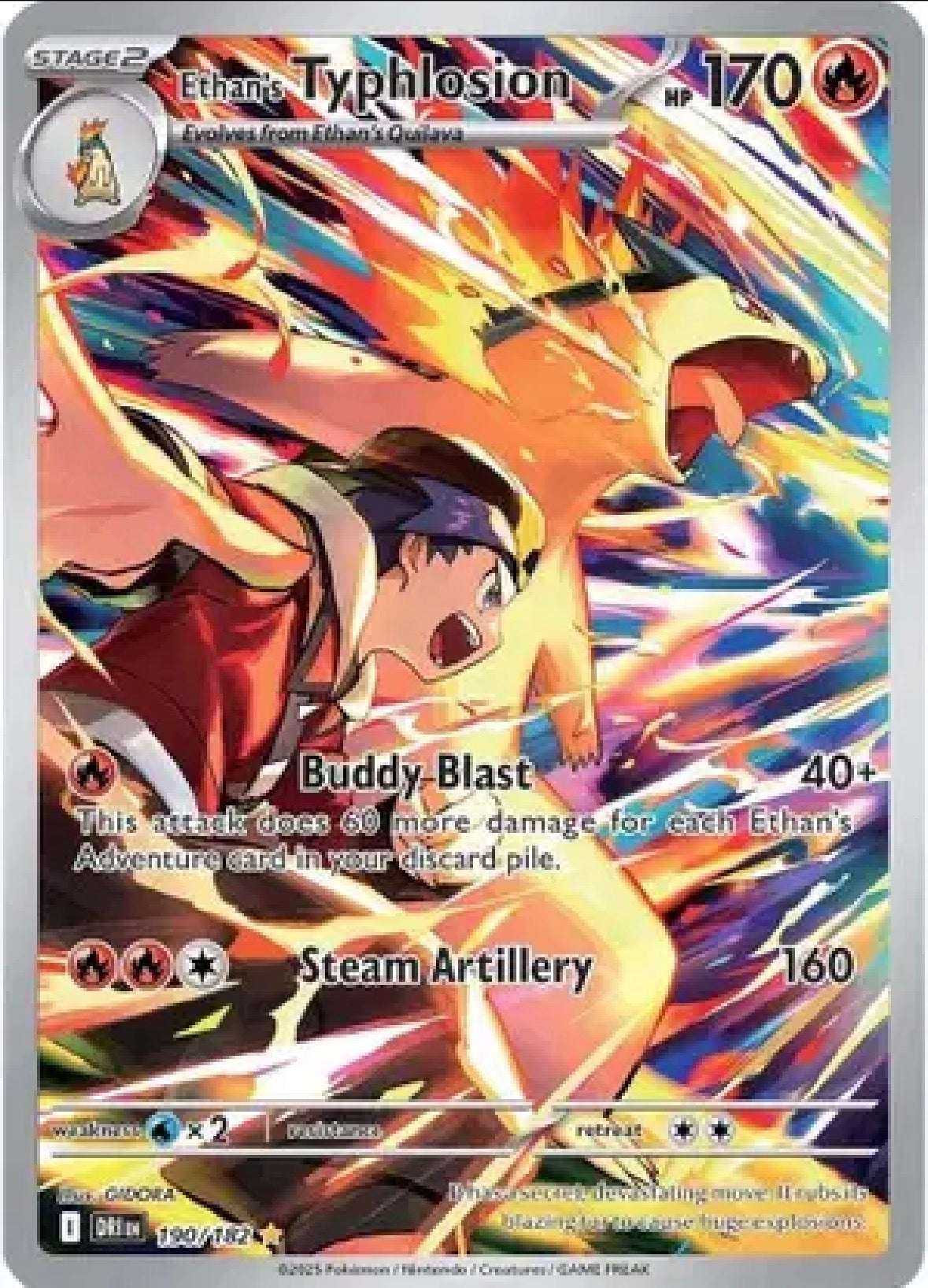 Ethan's Typhlosion — Destined Rivals — 190/182 — Holofoil