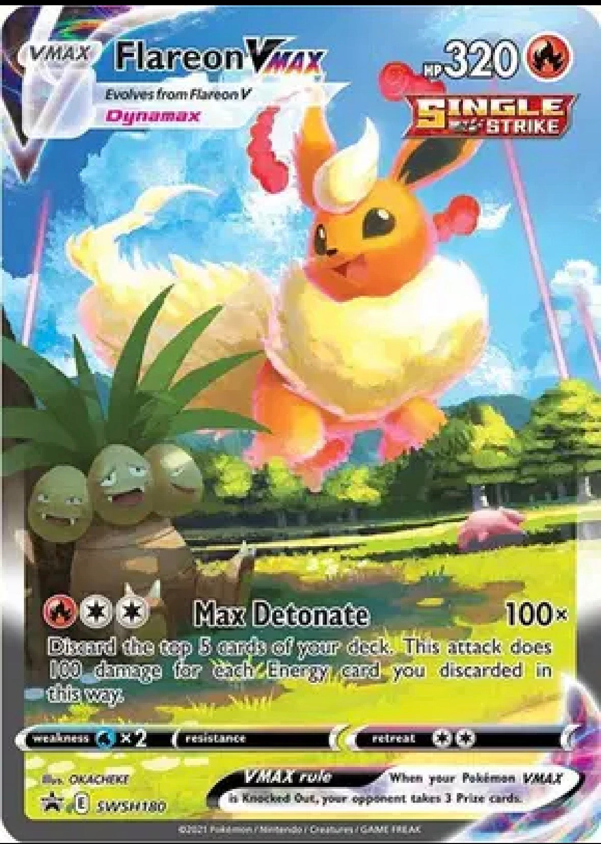 Flareon VMAX — Sword & Shield Promo — SWSH180 — Holofoil
