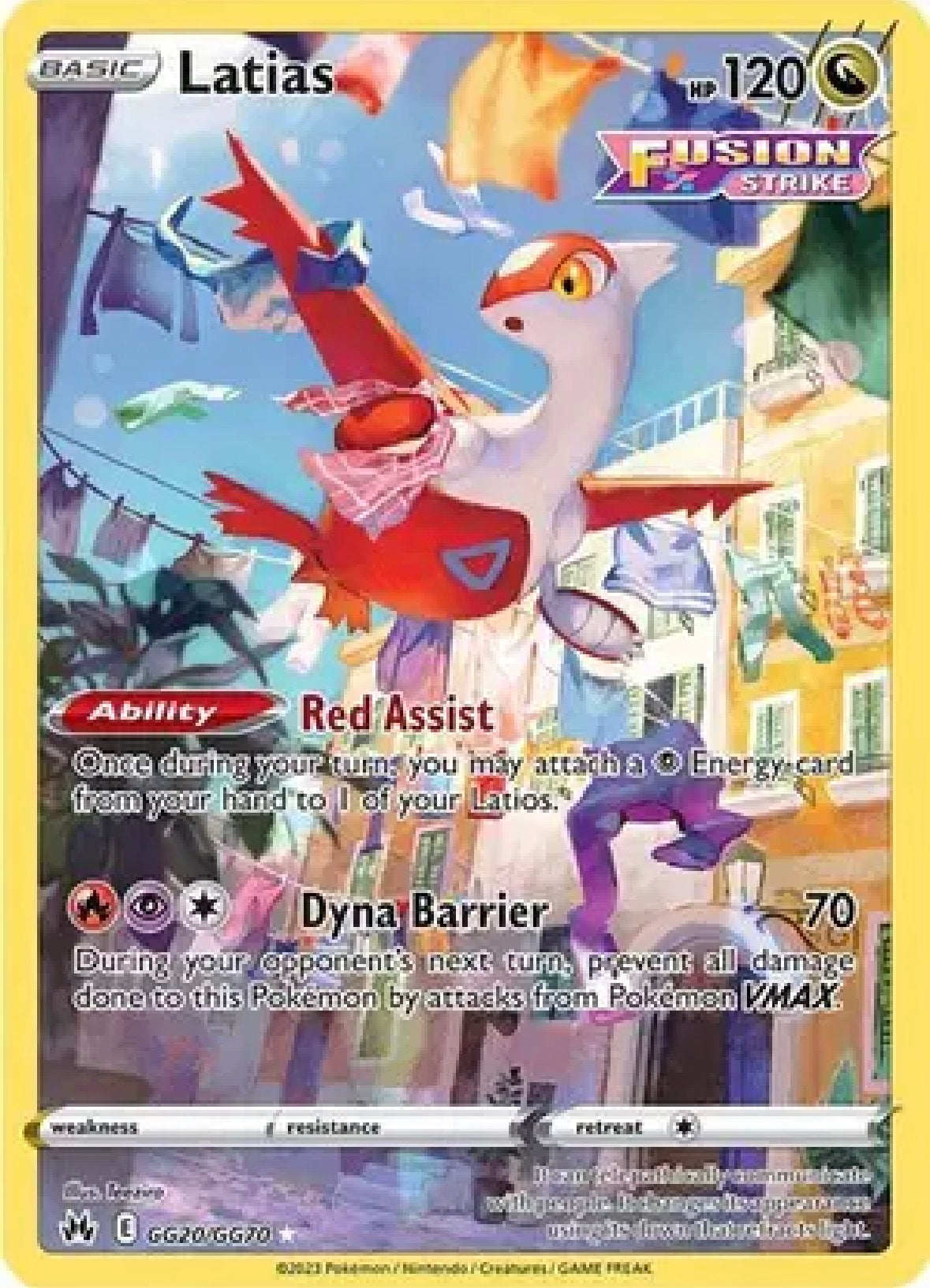 Latias — Crown Zenith: Galarian Gallery — GG20/GG70 — Holofoil