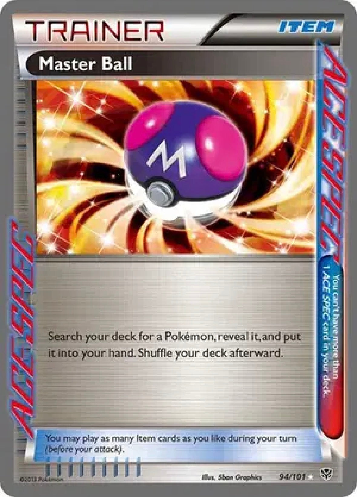Master Ball — Plasma Blast — 94 — Holofoil