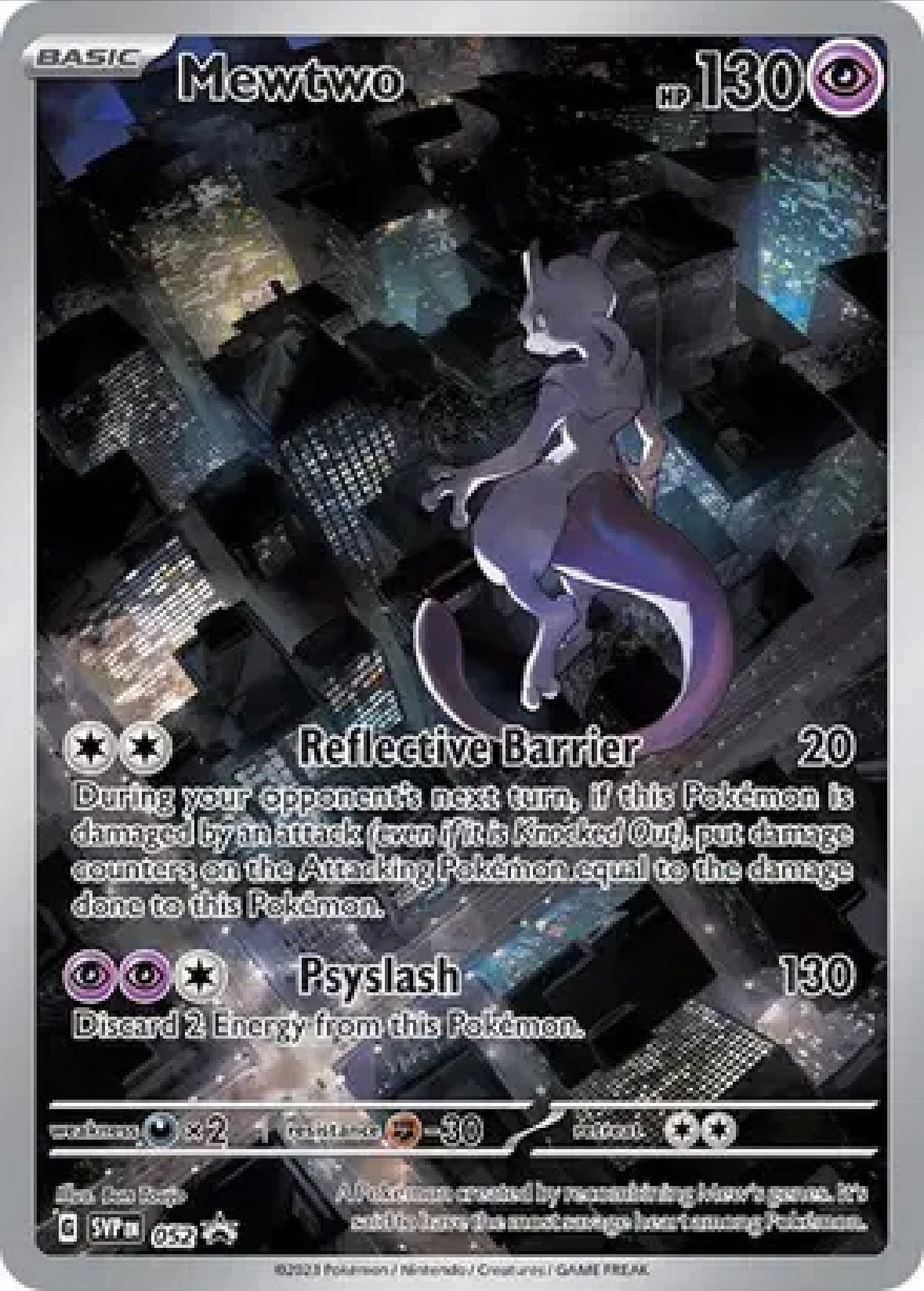 Mewtwo — Scarlet & Violet Promo — 052 — Holofoil