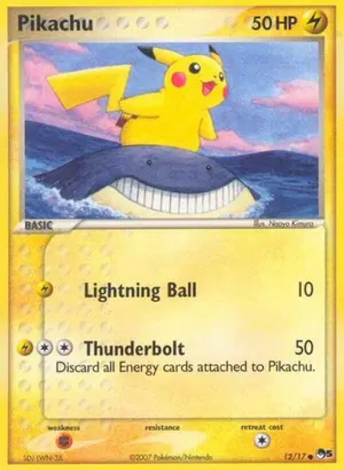 Pikachu — POP Series 5 — 12 — Holofoil