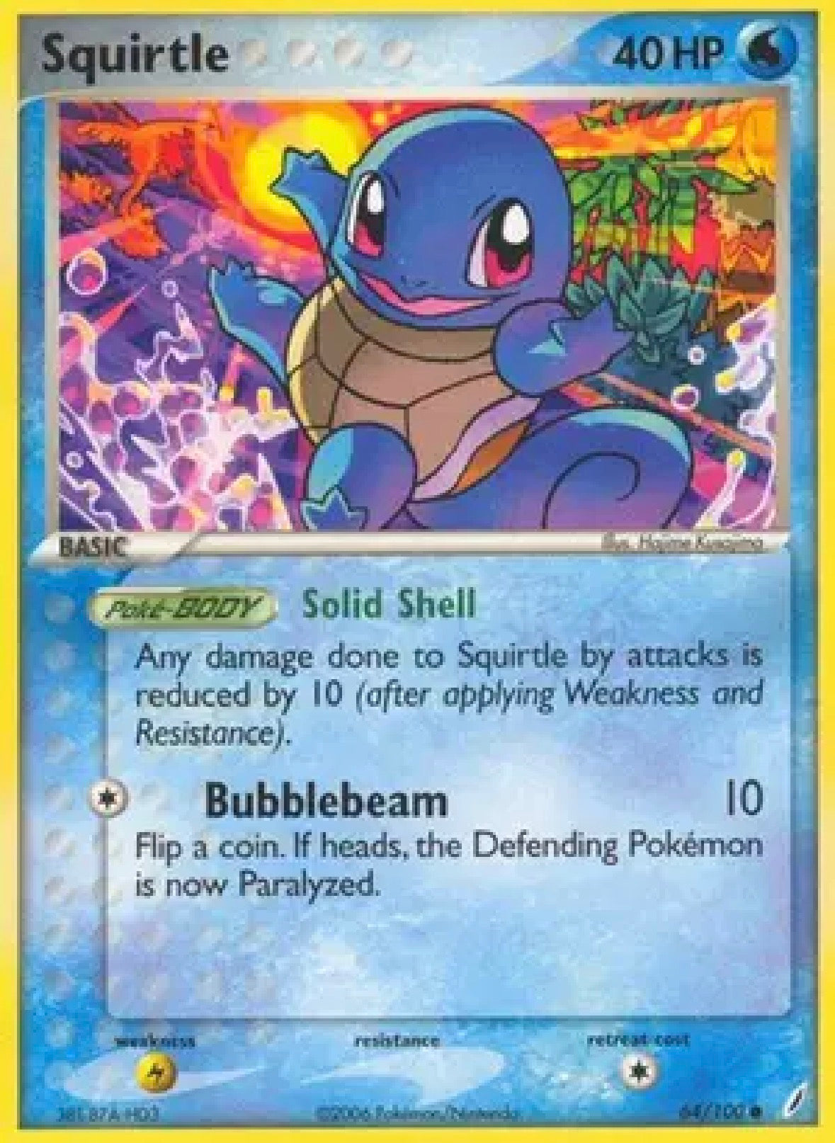 Squirtle (64) — EX Crystal Guardians — 64 — Normal