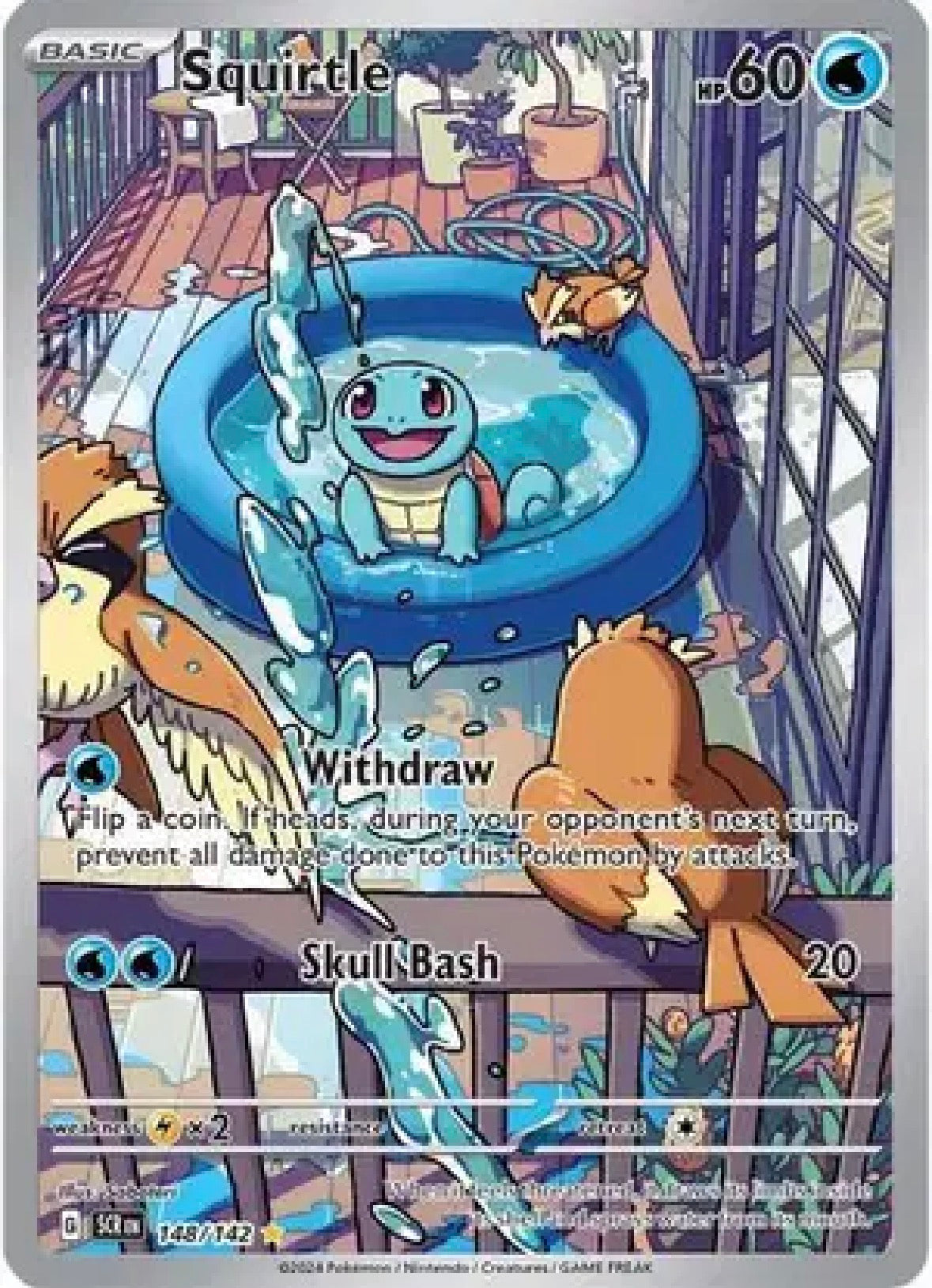 Squirtle — Stellar Crown — 148/142 — Holofoil