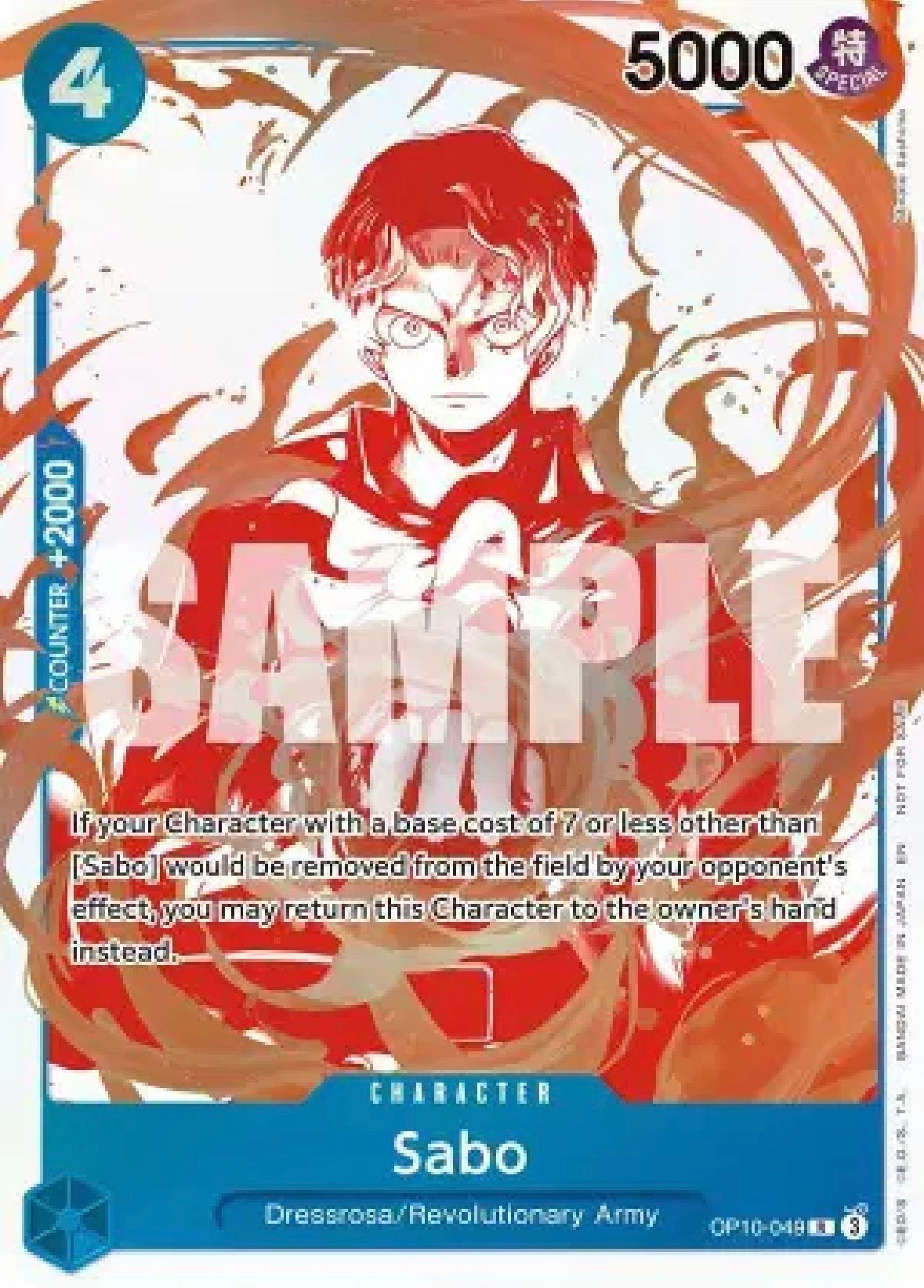 Sabo - OP10-049 (3rd Anniversary Treasure Campaign Pack) [OP10-049]