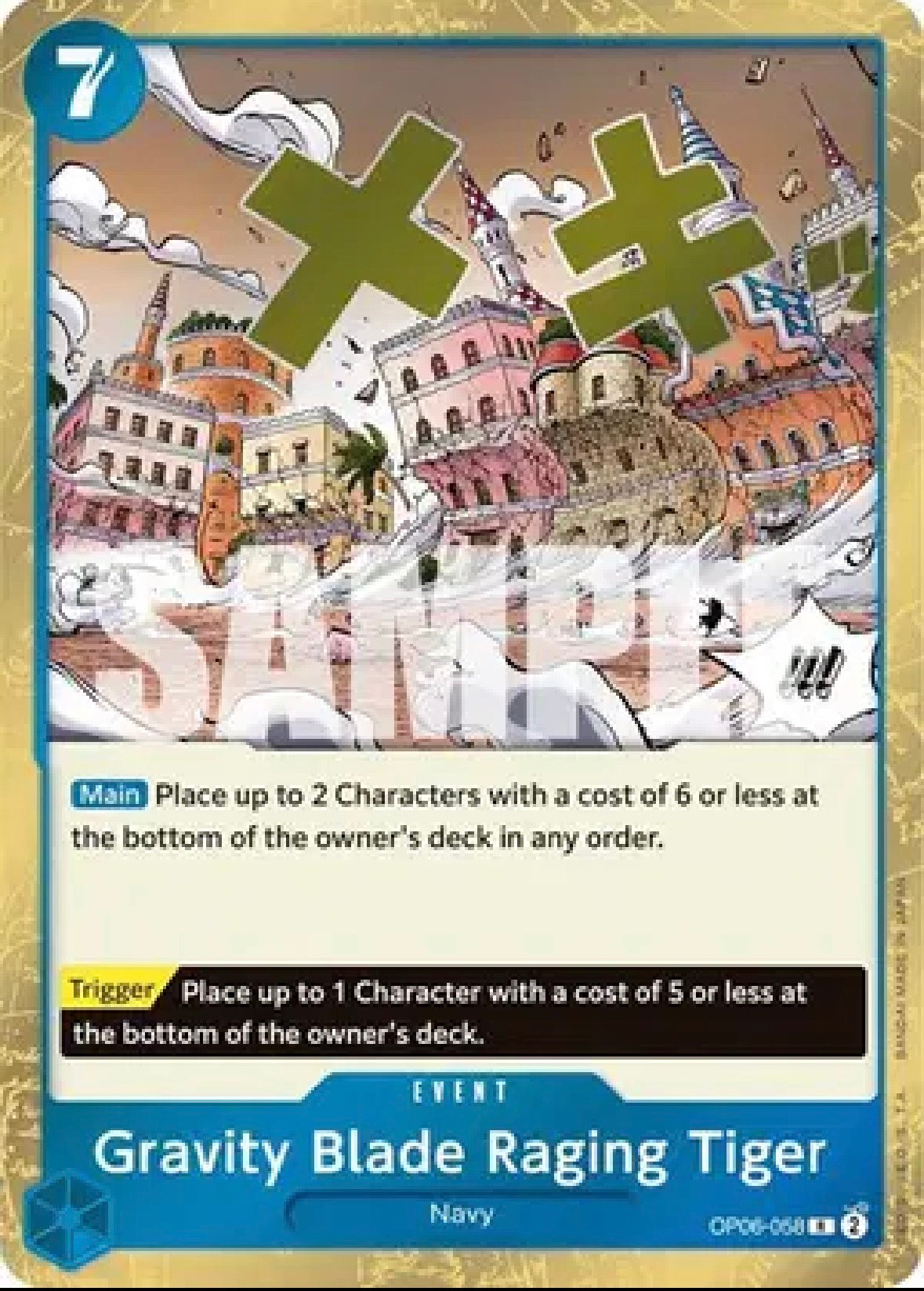 Gravity Blade Raging Tiger [OP06-058]