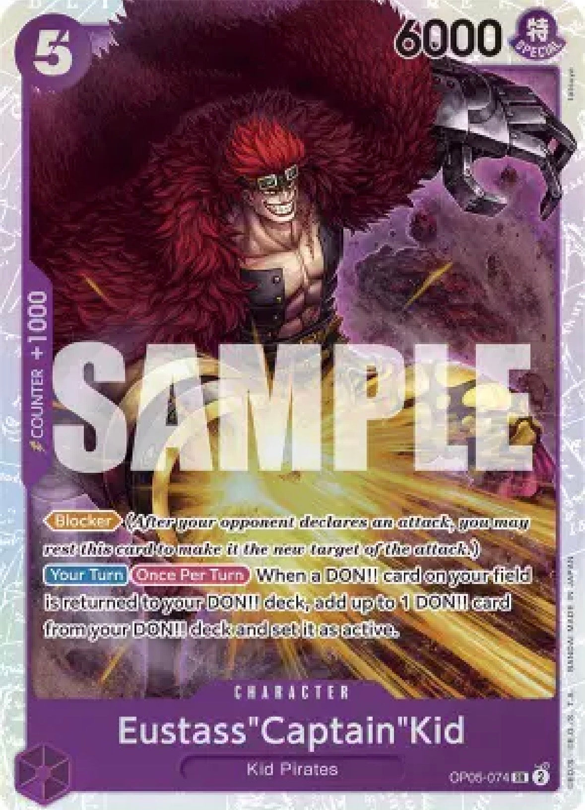 Eustass"Captain"Kid (Reprint) [OP05-074]