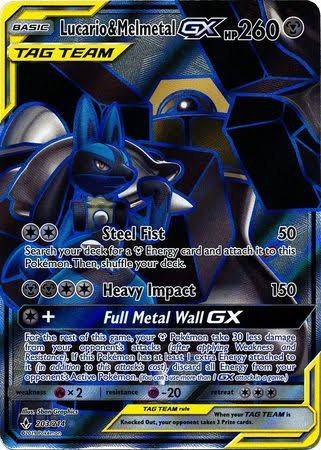 Lucario & Melmetal GX (Full Art)
