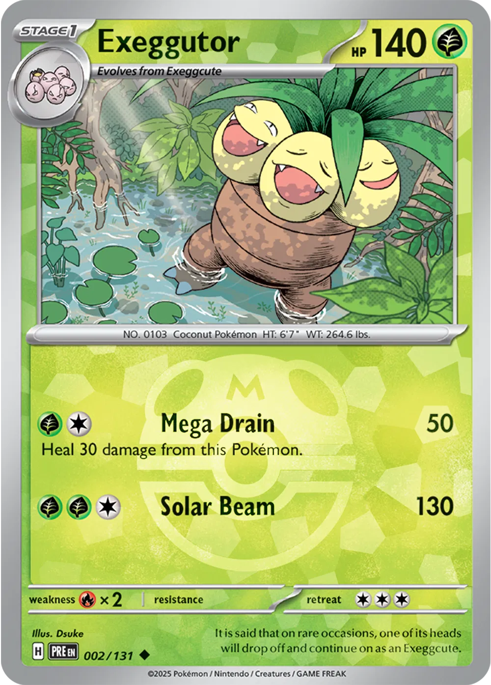 Exeggutor (Master ball)