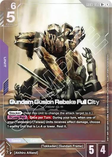 Gundam Gusion Rebake Full City