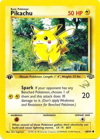 Pikachu [W Stamped]